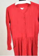 Vintage 90s maxi dress in red