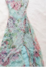 vintage fairy cottage Summery Watercolor Floral Dress