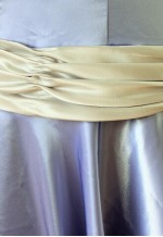 Light purple halter neck prom dress