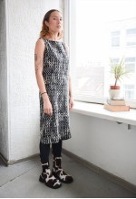 Vintage Gianfranco Ferre Studio Midi Wool Dress