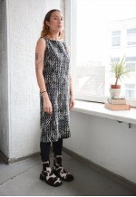 Vintage Gianfranco Ferre Studio Midi Wool Dress