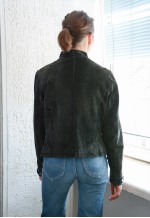 Vintage Grey Suede Jacket