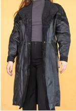 Vintage Leather Jacket Wilsons in Black L