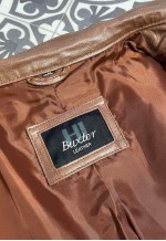 Brown Leather Biker Jacket