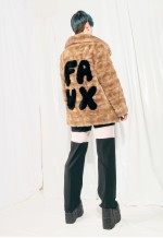 Vintage Faux Fur Coat 70s Reworked Fluffy Statement Jacket