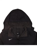 Vintage 90's Windbreaker Swoosh Full Zip Up Black