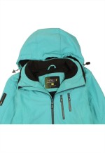 Vintage Premium 90's Active Windbreaker Hooded Full Zip Up Blue