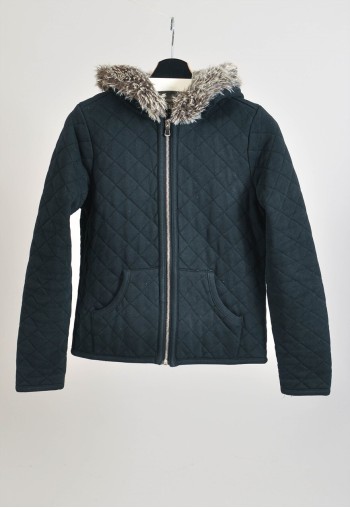 Vintage 00s quilted hoodie jacket