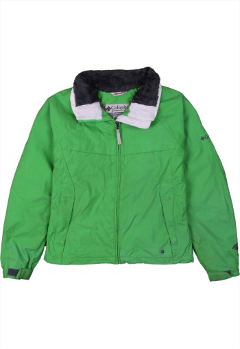 90's Waterproof Full Zip Up Windbreaker Medium Gree